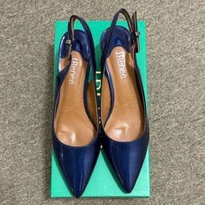 J.Renee Navy Slingback Heels